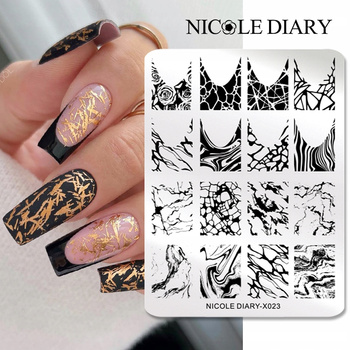 NICOLE DIARY - Blaszka do Stempli - X023 - MARMUREK FRENCH
