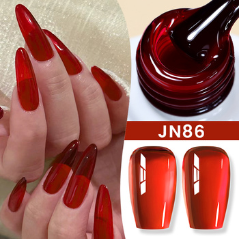 BORN PRETTY - Jelly Nude Gel Nail Polish - TRANSPARENTNY LAKIER UV - JN86