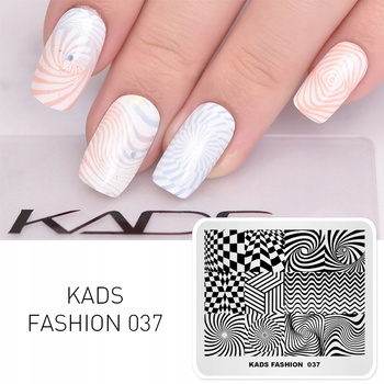 KADS - Blaszka do Stempli - FASHION 037 - ILUZJA LINIE