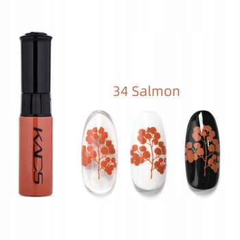KADS - 34 (SALMON) LAKIER DO STEMPLOWANIA PAZNOKCI PISAK