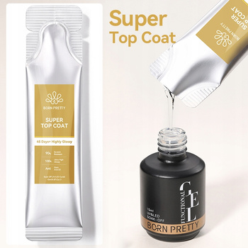 BORN PRETTY - Super Top Coat - TOP COAT HYBRYDOWY ZAPAS! - 15ml