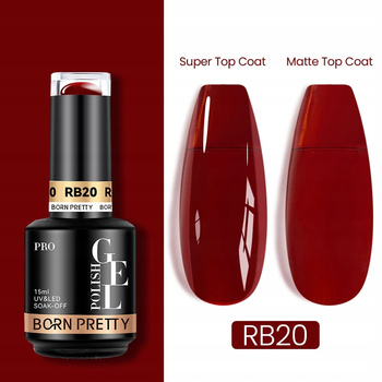 BORN PRETTY PRO - Rubber Base - KAUCZUKOWA BAZA HYBRYDOWA 15ml - RB20