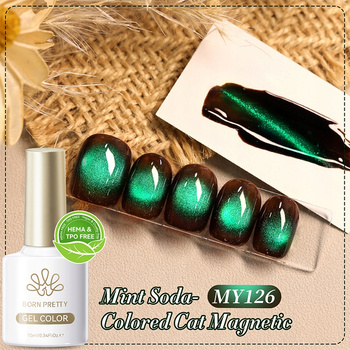 BORN PRETTY - Colored Cat Magnetic Gel - LAKIER MAGNETYCZNY - MY126