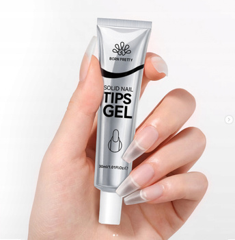 BORN PRETTY - ŻEL KLEJ DO TIPSÓW I OZDÓB 3w1 UV/LED - Tubka XXL 30g