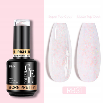 BORN PRETTY PRO - Rubber Base - KAUCZUKOWA BAZA HYBRYDOWA 15ml - RB31