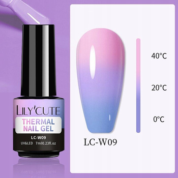 LILYCUTE - Lakier Hybrydowy Termiczny 7ml - LC-W09