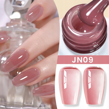 BORN PRETTY - Jelly Nude Gel Nail Polish - TRANSPARENTNY LAKIER UV - JN09