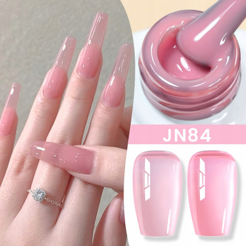 BORN PRETTY - Jelly Nude Gel Nail Polish - TRANSPARENTNY LAKIER UV - JN84