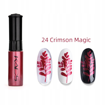 KADS - 24 (CRIMSON MAGIC) LAKIER DO STEMPLOWANIA PAZNOKCI PISAK