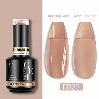 BORN PRETTY PRO - Rubber Base - KAUCZUKOWA BAZA HYBRYDOWA 15ml - RB25