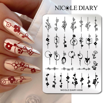 NICOLE DIARY - Blaszka do Stempli - X006