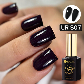 UR SUGAR - LAKIER HYBRYDOWY 12ml - 3w1 - BAZA + KOLOR + TOP - UR-S07