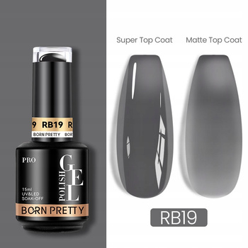 BORN PRETTY PRO - Rubber Base - KAUCZUKOWA BAZA HYBRYDOWA 15ml - RB19