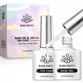 BORN PRETTY - Zestaw Baza i Top DO MANICURE HYBRYDOWEGO IDEALNY NA PREZENT