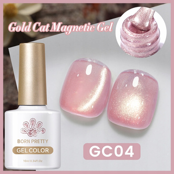 BORN PRETTY - Gold Cat Magnetic Gel - LAKIER MAGNETYCZNY - GC04