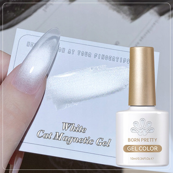 BORN PRETTY - White Cat Magnetic Gel - LAKIER MAGNETYCZNY ULTRA SHINE