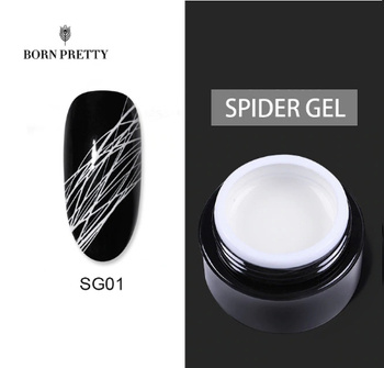 BORN PRETTY - Spider Gel UV/LED - PAJĘCZYNKA - WHITE / BIAŁY