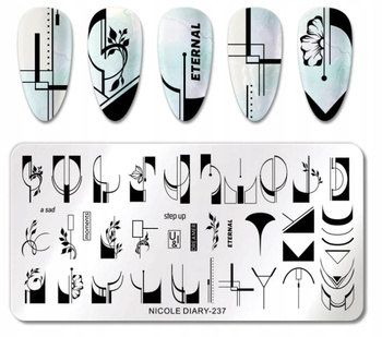 NICOLE DIARY - Blaszka do Stempli - ND-237
