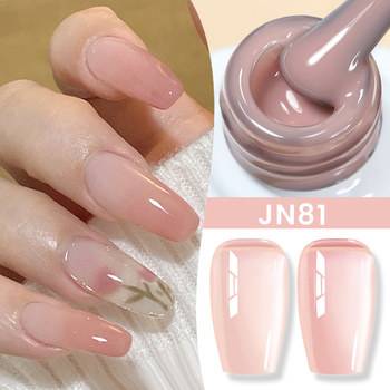 BORN PRETTY - Jelly Nude Gel Nail Polish - TRANSPARENTNY LAKIER UV - JN81