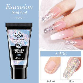 BORN PRETTY - ŻEL DO PRZEDŁUŻANIA PAZNOKCI - POLYGEL 30ml - AB06