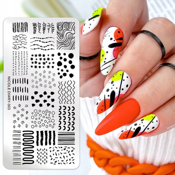 NICOLE DIARY - Blaszka do Stempli - ND-303