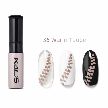 KADS - LAKIER DO STEMPLOWANIA PAZNOKCI Z PISAKIEM - 36 - WARM TAUPE