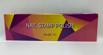 KADS - Zestaw Lakierów Do Stemplowania - 16 sztuk KOLORY!