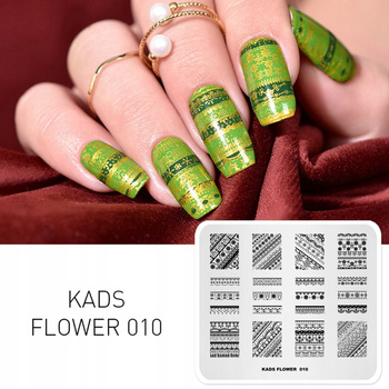 KADS - Blaszka do Stempli - FLOWER 010 - KORONKA