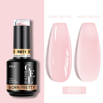 BORN PRETTY PRO - Rubber Base - KAUCZUKOWA BAZA HYBRYDOWA 15ml - RB11