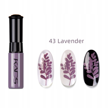 KADS - 43 (LAVENDER) LAKIER DO STEMPLOWANIA PAZNOKCI PISAK
