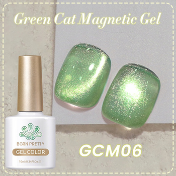 BORN PRETTY - Green Cat Magnetic Gel - LAKIER MAGNETYCZNY - GCM06