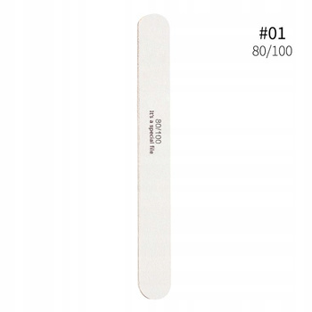 CIENKI Pilniczek do Paznokci - PROSTY 80/100 - PAKOWANY POJEDYNCZO