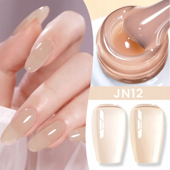 BORN PRETTY - Jelly Nude Gel Nail Polish - TRANSPARENTNY LAKIER UV - JN12