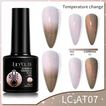 LILYCUTE - Lakier Hybrydowy Termiczny - EFEKT AURORA - AT07