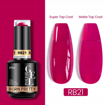 BORN PRETTY PRO - Rubber Base - KAUCZUKOWA BAZA HYBRYDOWA 15ml - RB21
