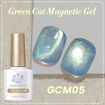 BORN PRETTY - Green Cat Magnetic Gel - LAKIER MAGNETYCZNY - GCM05