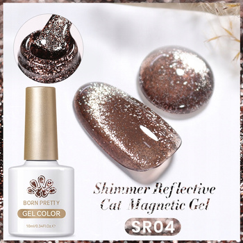 BORN PRETTY - Shimmer Reflective CAT EYE - LAKIER MAGNETYCZNY - SR04