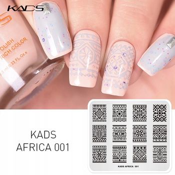 KADS - Blaszka do Stempli - AFRICA 001 - WZORY AZTECKIE