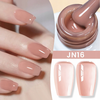 BORN PRETTY - Jelly Nude Gel Nail Polish - TRANSPARENTNY LAKIER UV - JN16