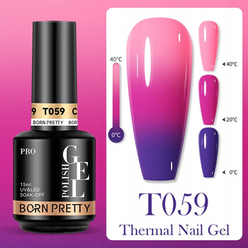 BORN PRETTY PRO - Profesjonalny Lakier Hybrydowy Termiczny 15ml - T059