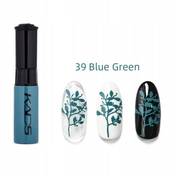 KADS - 39 (BLUE GREEN) LAKIER DO STEMPLOWANIA PAZNOKCI PISAK