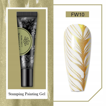 BORN PRETTY - HYBRYDOWA FARBKA DO STEMPLOWANIA PAZNOKCI - FW10