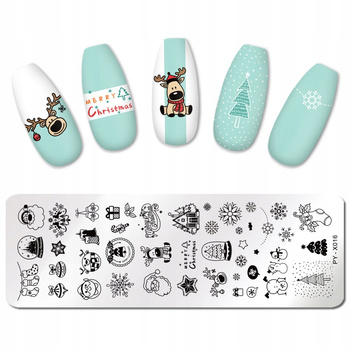 PICT YOU - Blaszka do Stempli - PY-X016 - ŚWIĘTA BOŻE NARODZENIE CHRISTMAS