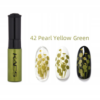 KADS - 42 (PEARL YELLOW GREEN) LAKIER DO STEMPLOWANIA PAZNOKCI PISAK