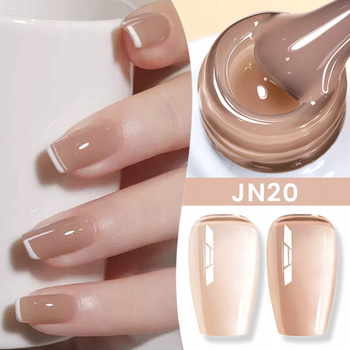 BORN PRETTY - Jelly Nude Gel Nail Polish - TRANSPARENTNY LAKIER UV - JN20
