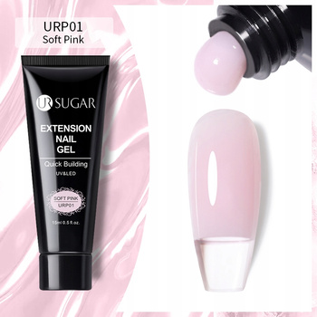 UR SUGAR - ŻEL DO PRZEDŁUŻANIA PAZNOKCI - POLYGEL 15ml - URP01