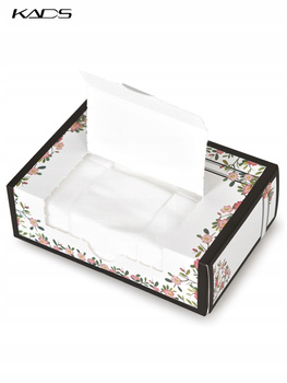 Bawełniane Waciki Bezpyłowe do Manicure w Wygodnym Pudełku - 600szt