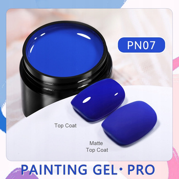 BORN PRETTY PRO - Painting Gel - FARBKA DO ZDOBIEŃ UV/LED - PN07 NIEBIESKI