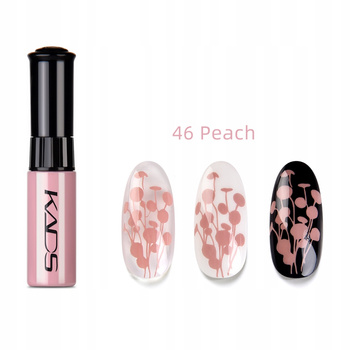 KADS - LAKIER DO STEMPLOWANIA PAZNOKCI Z PISAKIEM - 46 - PEACH