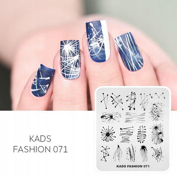 KADS - Blaszka do Stempli - FASHION 071 - LINIE